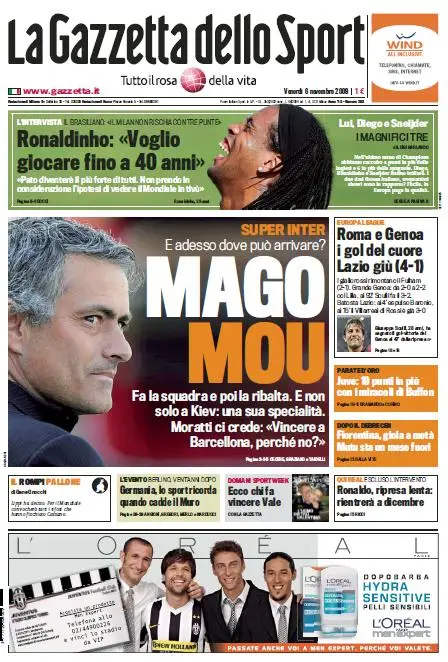La Gazzetta dello Sport (06-11-09)
