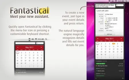 Fantastical v1.3.6 Multilingual Mac OS X