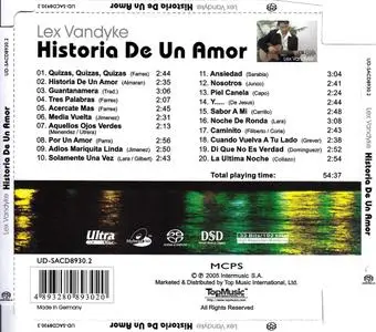 Lex Vandyke - Historia De Un Amor (2005) [SACD] PS3 ISO