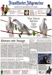 Frankfurter Allgemeine Zeitung am Sonntag, 19. Mai 2013