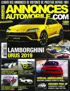 Annonces Automobile – janvier 2018