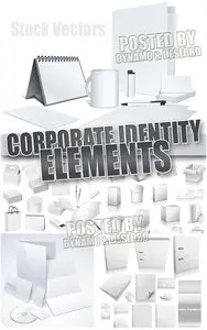 Corporate identity elements - Stock Vectors