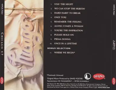 Chicago - Chicago 17 (1984) [2010 Japan Edition]
