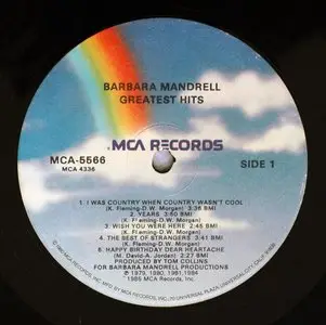 Barbara Mandrell - Greatest Hits (1985) 24-Bit/96-kHz Vinyl Rip