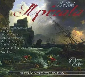 David Parry, London Philharmonic Orchestra, Carmen Giannattasio, Ludovic Tezier, Jose Bros - Bellini: Il Pirata [2012]