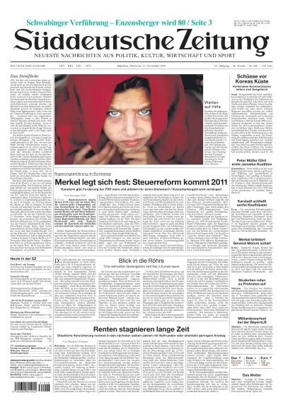Sueddeutsche Zeitung vom 11.11.2009