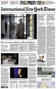 International New York Times - Wednesday 13 August 2014