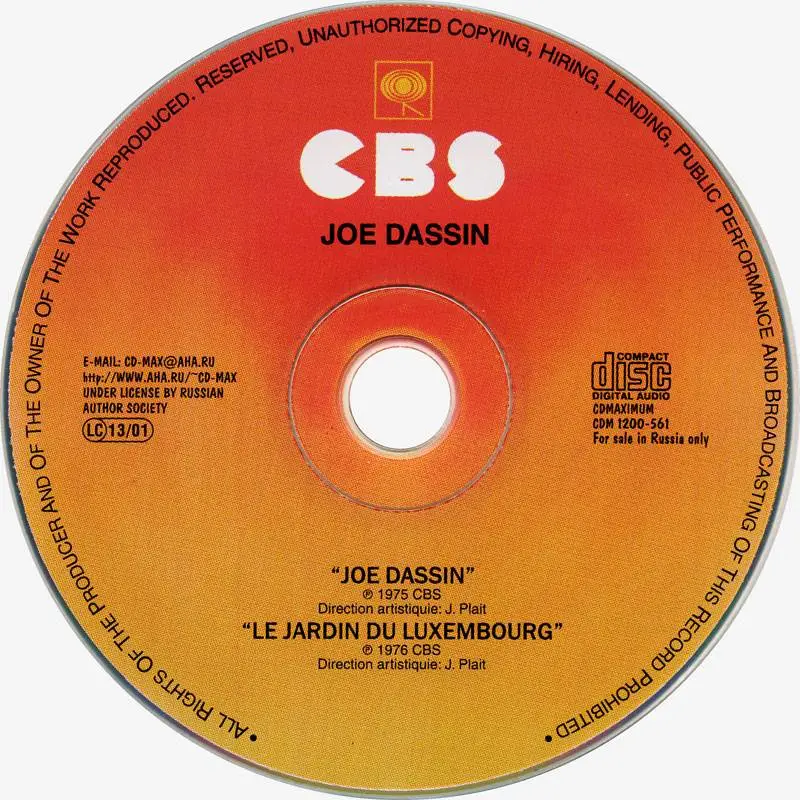 Joe Dassin - Joe Dassin `75 & Le Jardin Du Luxembourg `76 (2001) / AvaxHome