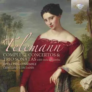 Opera Prima Ensemble & Cristiano Contadin - Telemann: Complete Concertos and Trio Sonatas with Viola da Gamba (2015)