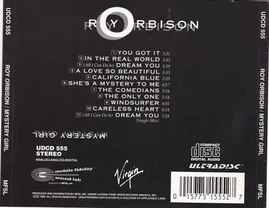 Roy Orbison - Mystery Girl (1989) {MFSL UDCD 555} * REPOST *