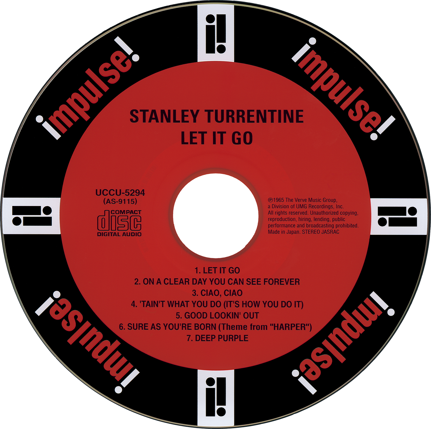 Stanley Turrentine - Let It Go (1966) {Impulse! Japan UCCU-5294 rel 2005}