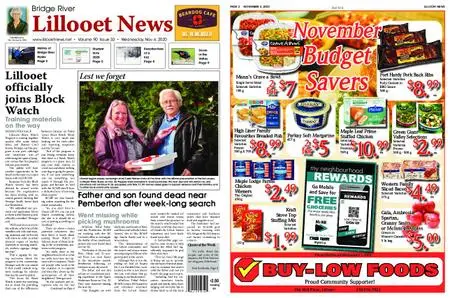 Bridge River Lillooet News – November 04, 2020