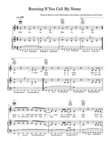 Running if you call my name - HAIM (Piano-Vocal-Guitar (Piano Accompaniment))