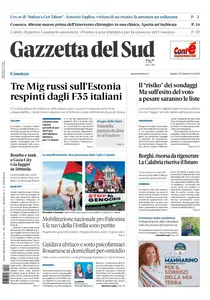 Gazzetta del Sud Cosenza - 20 Settembre 2025