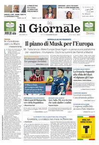 il Giornale - 3 Febbraio 2025