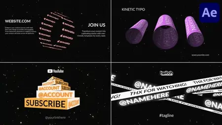 Kinetic Typography Slides for After Effects 58035839