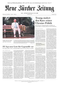 Neue Zurcher Zeitung International - 15 Juli 2025