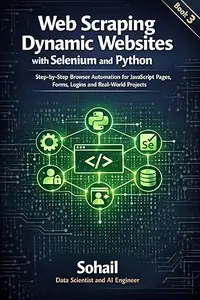 Web Scraping Dynamic Websites with Selenium and Python: Step-by-Step Browser Automation for JavaScript Pages, Forms, Logins &