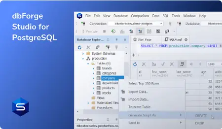dbForge Studio for PostgreSQL Professional 2025.2.37 (x64)