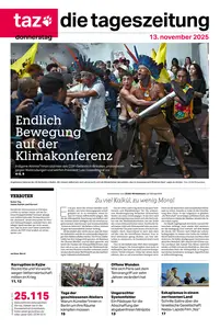 taz die tageszeitung - 13 November 2025
