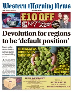 Western Morning News Devon - 16 December 2024