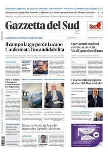 Gazzetta del Sud Catanzaro - 16 Settembre 2025