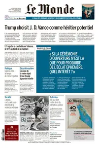 Le Monde du Mercredi 17 Juillet 2024