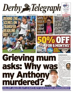 Derby Telegraph - 5 September 2025