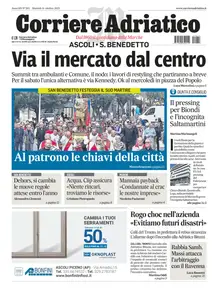 Corriere Adriatico Ascoli - 14 Ottobre 2025