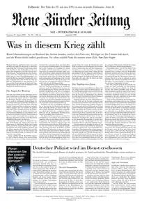 Neue Zürcher Zeitung (International) - 23 August 2025