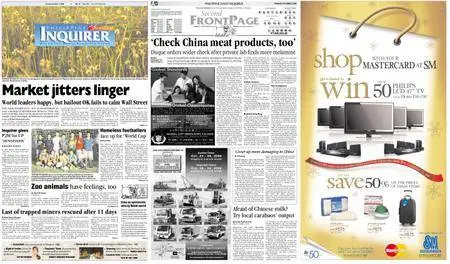Philippine Daily Inquirer – October 05, 2008
