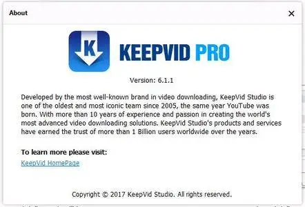 KeepVid Pro 6.1.1.11 Multilingual