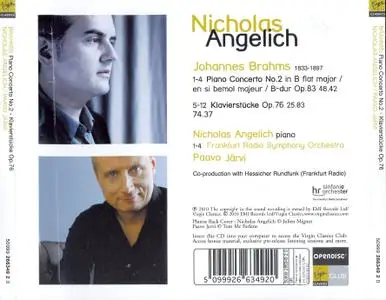 Nicholas Angelich, Frankfurt Radio Symphony Orchestra, Paavo Järvi - Brahms: Piano Concerto No.2, Klavierstücke, Op.76 (2010)