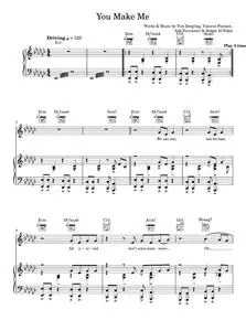 You make me - Avicii (Piano-Vocal-Guitar (Piano Accompaniment))