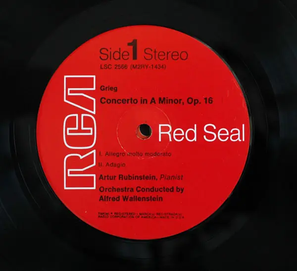 Artur Rubinstein - Grieg: Piano Concerto (1962) 24-Bit/96-kHz Vinyl Rip