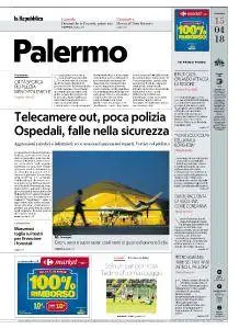 la Repubblica Palermo - 15 Aprile 2018