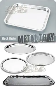 Metal tray - UHQ Stock Photo