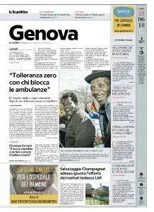 la Repubblica Genova - 22 Giugno 2018