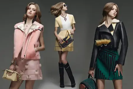 Lindsey Wixson - Fendi Pre-Fall 2015