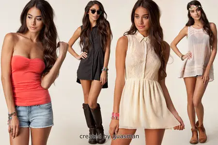 Taylor Hannum - Nelly Photoshoot