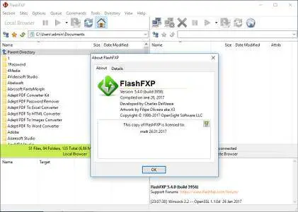 FlashFXP 5.4.0 Build 3956 Multilingual + Portable