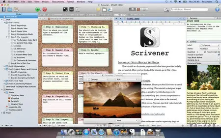 Scrivener v2.6 Mac OS X