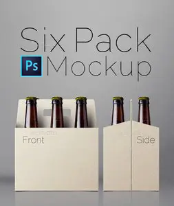 GraphicRiver - Six Pack Mockup