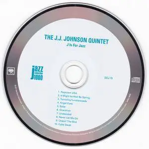 The J. J. Johnson Quintet - J Is For Jazz (1956) {2015 Japan Jazz Collection 1000 Columbia-RCA Series SICJ 79}