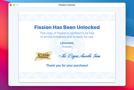 Fission 2.6.1 macOS