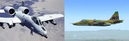 A-10 Thunderbolt II vs SU-25 Frogfoot