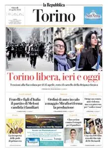 la Repubblica Torino - 25 Aprile 2024