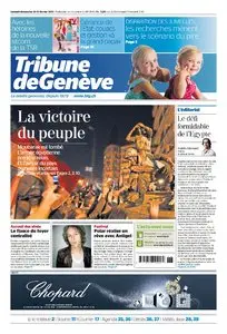 TRIBUNE DE GENEVE  10 11 12 Février 2011