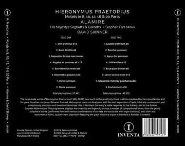 David Skinner, Alamire, His Majestys Sagbutts & Cornetts - Hieronymus Praetorius: Motets in 8,10,12,16 & 20 Parts (2019)