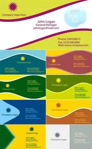 Vector Business Cards Set 2